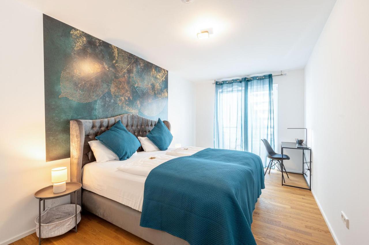 Ferienwohnung Lit Living: Luxus - Box Spring - Parking - Terrace Ludwigshafen am Rhein Exterior foto