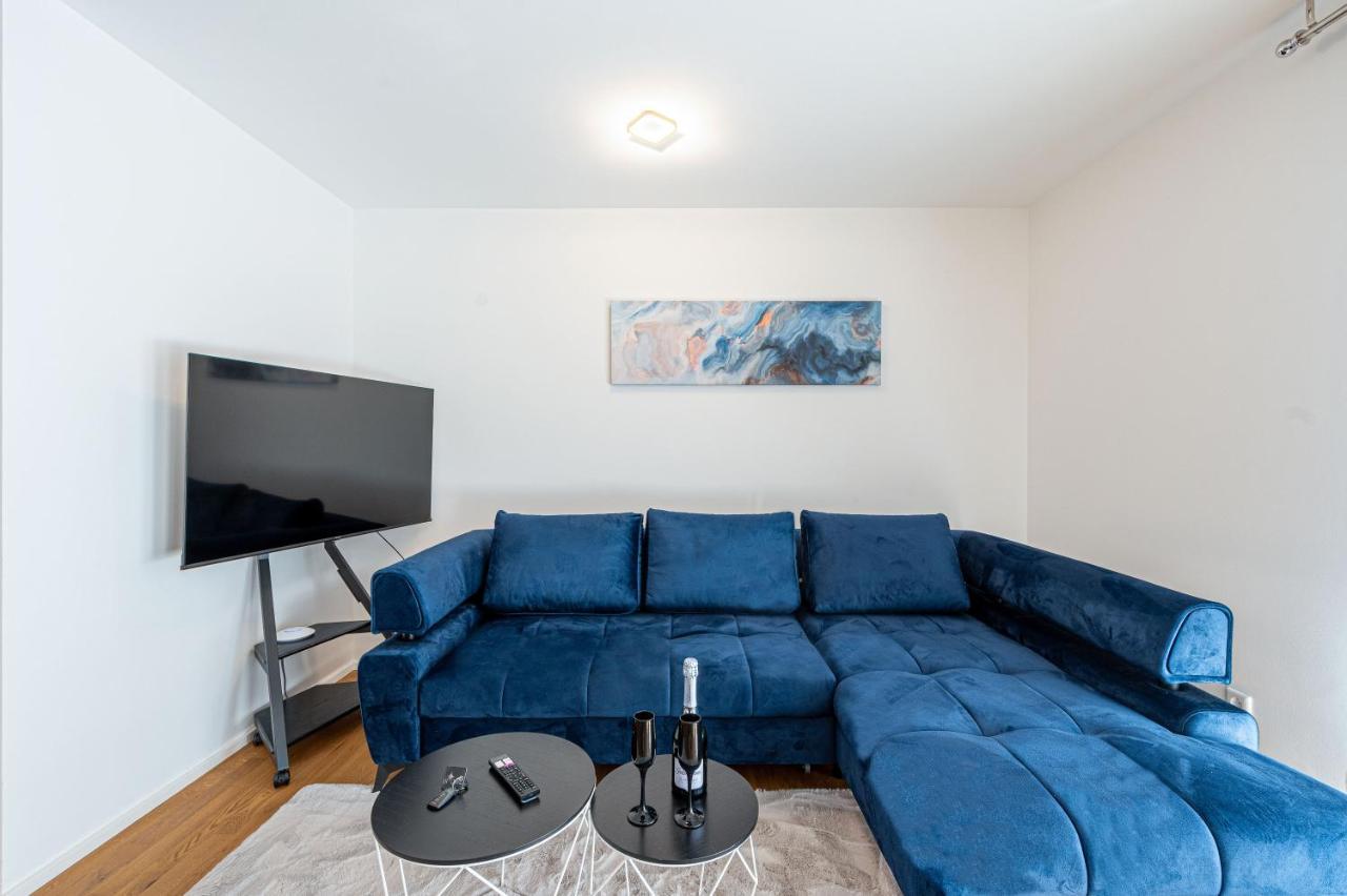 Ferienwohnung Lit Living: Luxus - Box Spring - Parking - Terrace Ludwigshafen am Rhein Exterior foto