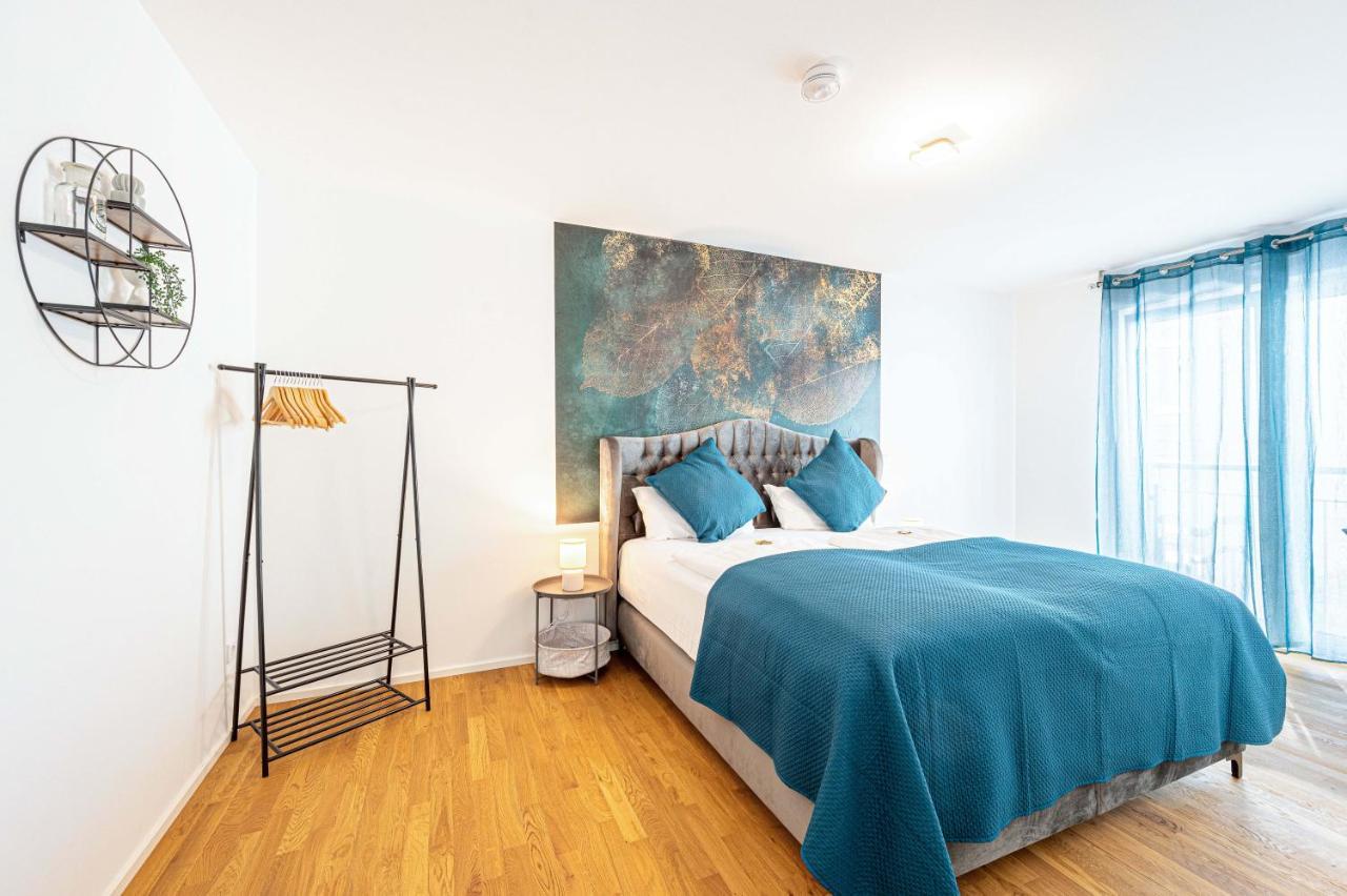 Ferienwohnung Lit Living: Luxus - Box Spring - Parking - Terrace Ludwigshafen am Rhein Exterior foto
