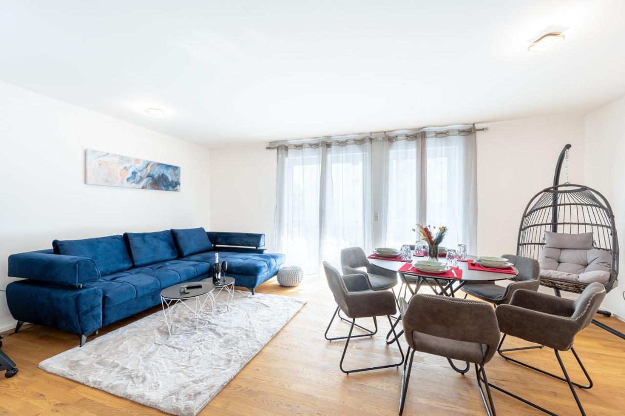 Ferienwohnung Lit Living: Luxus - Box Spring - Parking - Terrace Ludwigshafen am Rhein Exterior foto