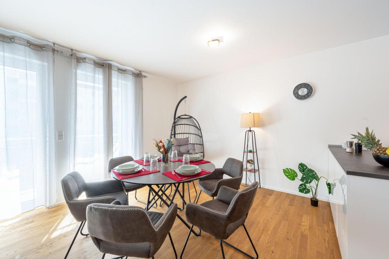 Ferienwohnung Lit Living: Luxus - Box Spring - Parking - Terrace Ludwigshafen am Rhein Exterior foto
